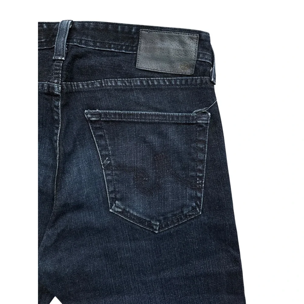 Minimalist AG Adriano Goldschmied Matchbox Slim Straight Jeans 29 Dark Indigo